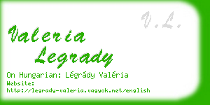 valeria legrady business card
